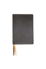 NASB Large Print Wide Margin Brown Cowhide