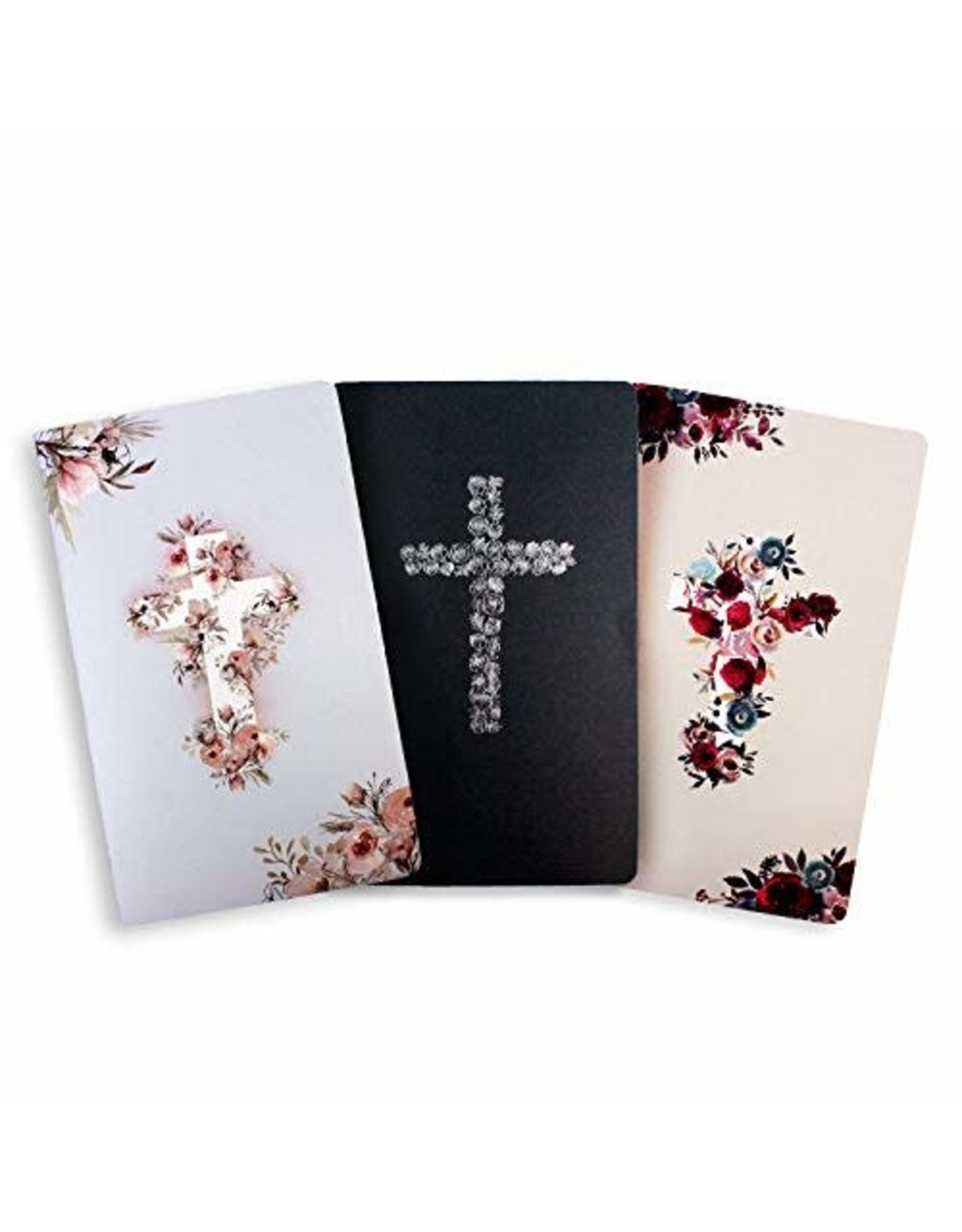 Floral Cross Design Journal (3 Pack)