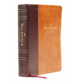 NASB MacArthur Study Bible Second Edition, Leathersoft Brown