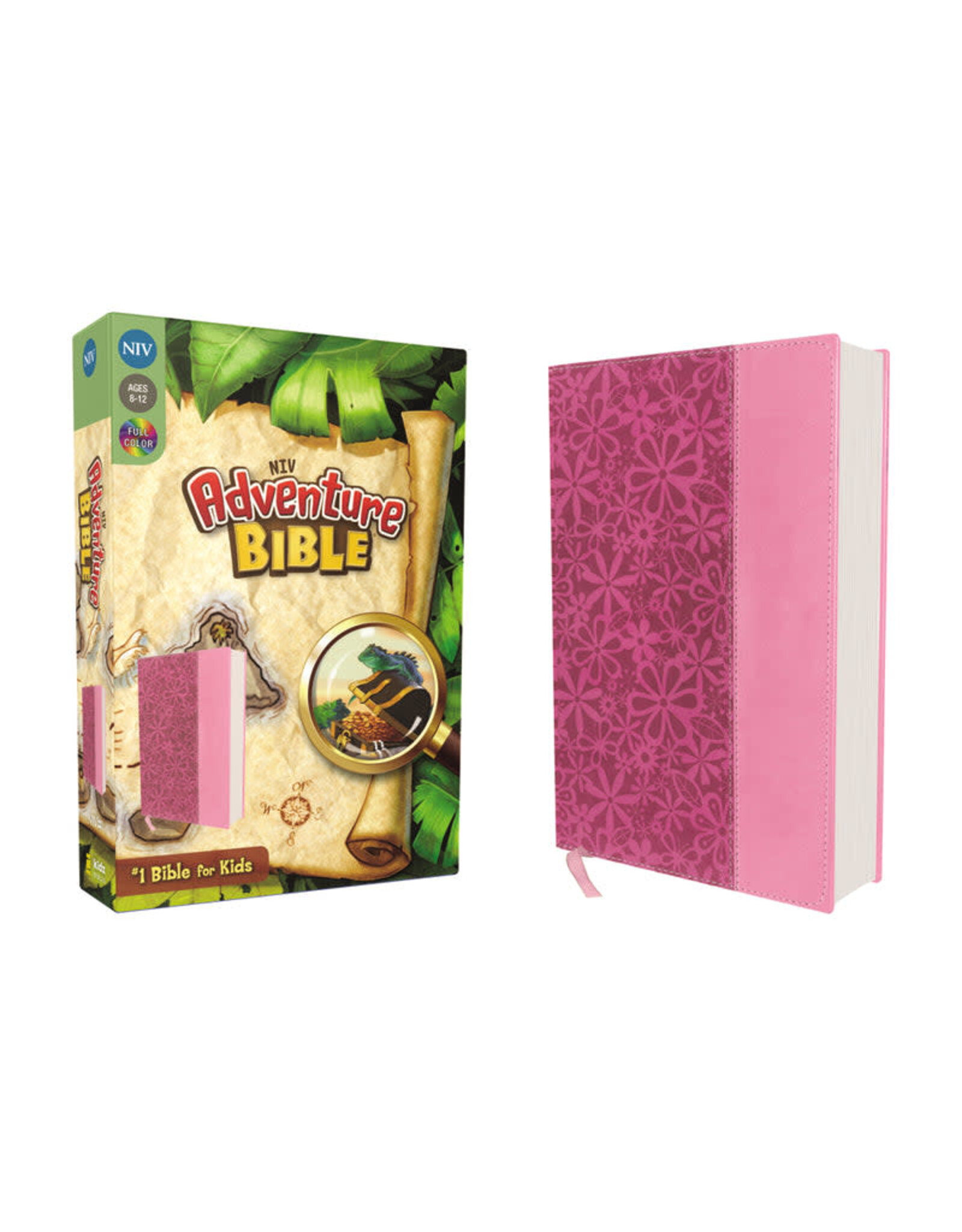 Lawrence O Richards NIV, Adventure Bible,  Leathersoft, Pink , Full Color