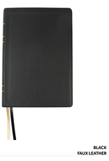LSB LP Wide Margin Paste Down Black Faux Leather