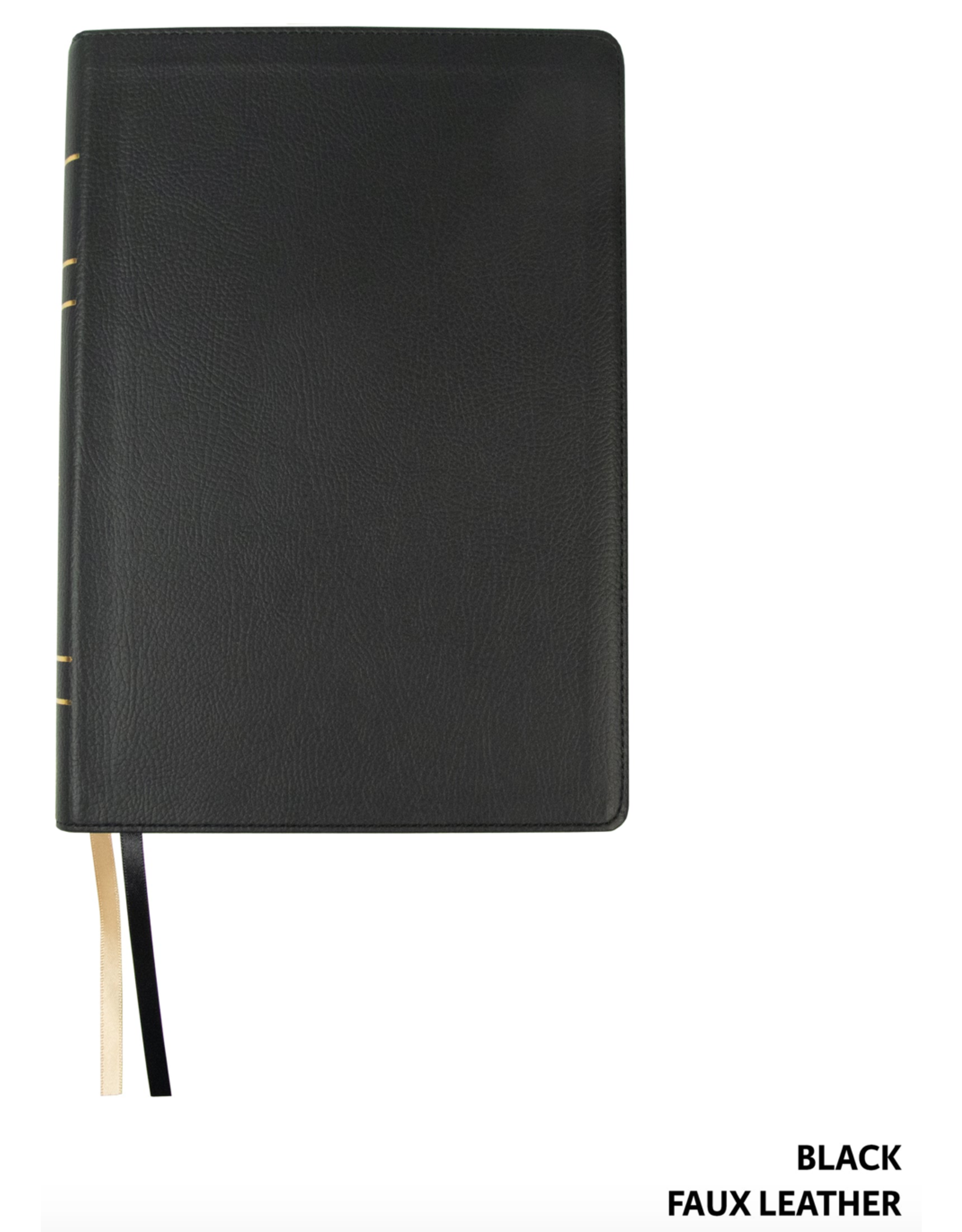 LSB LP Wide Margin Paste Down Black Faux Leather