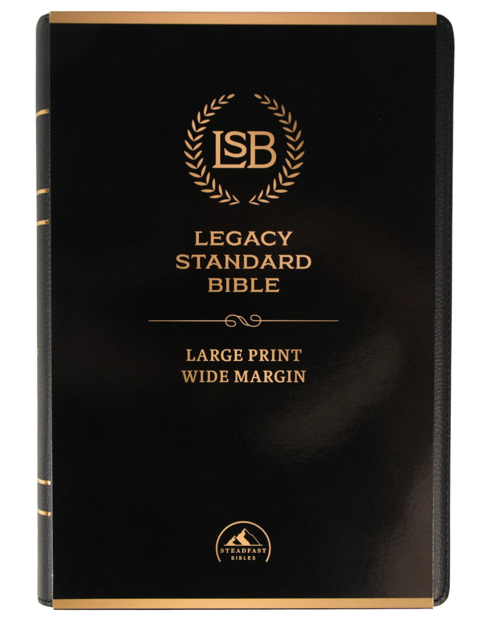 LSB LP Wide Margin Paste Down Black Faux Leather