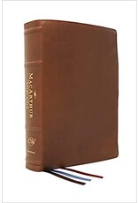 John MacArthur ESV MacArthur Study Bible Premium Leather Brown