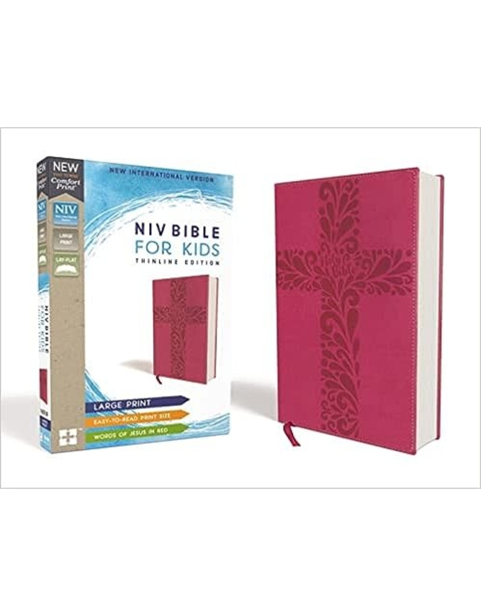 NIV Bible for Kids, Large Print, Pink
