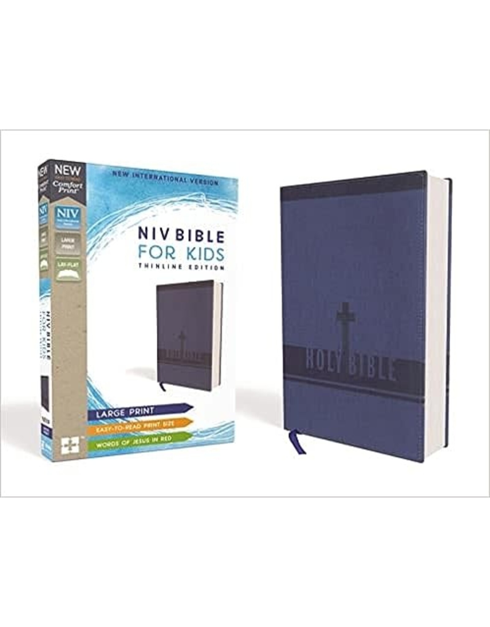 NIV Bible for Kids, Large Print Blue