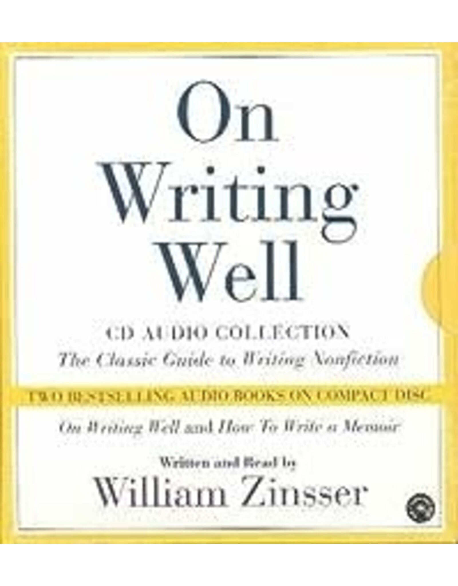 William Zinsser On Writing Well CD
