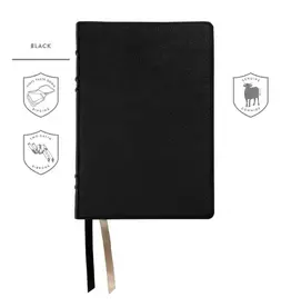 LSB Inside Column Reference Black Cowhide - non indexed