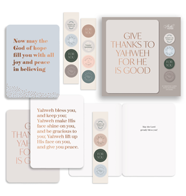 Give Thanks to Yahweh for He Is Good - 12 Assorted Cards