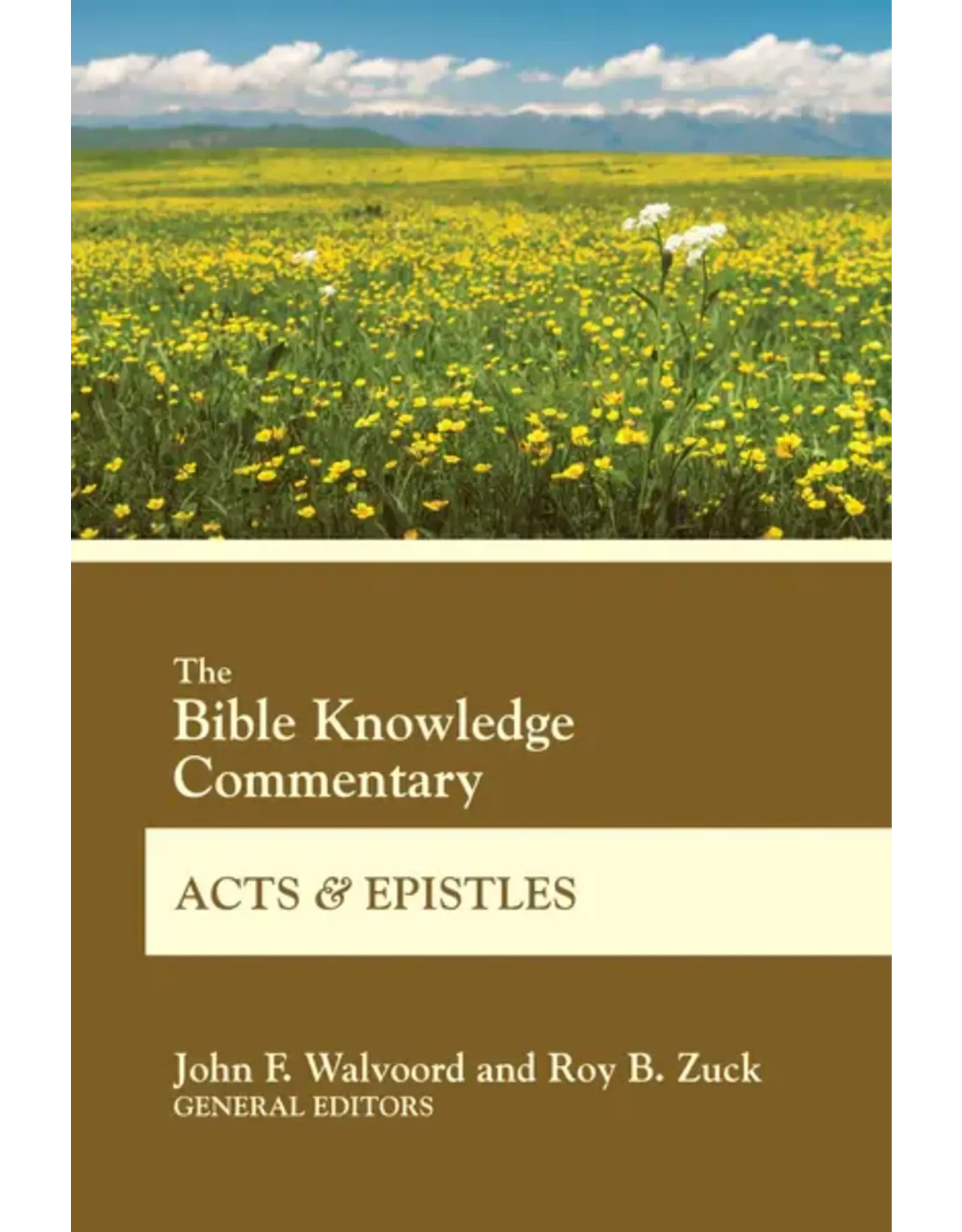 John F. Walvoord and Roy B. Zuck The Bible Knowledge Commentary Acts and Epistles