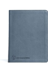 CSB Life Counsel Bible: Practical Wisdom for All of Life (Slate Blue)