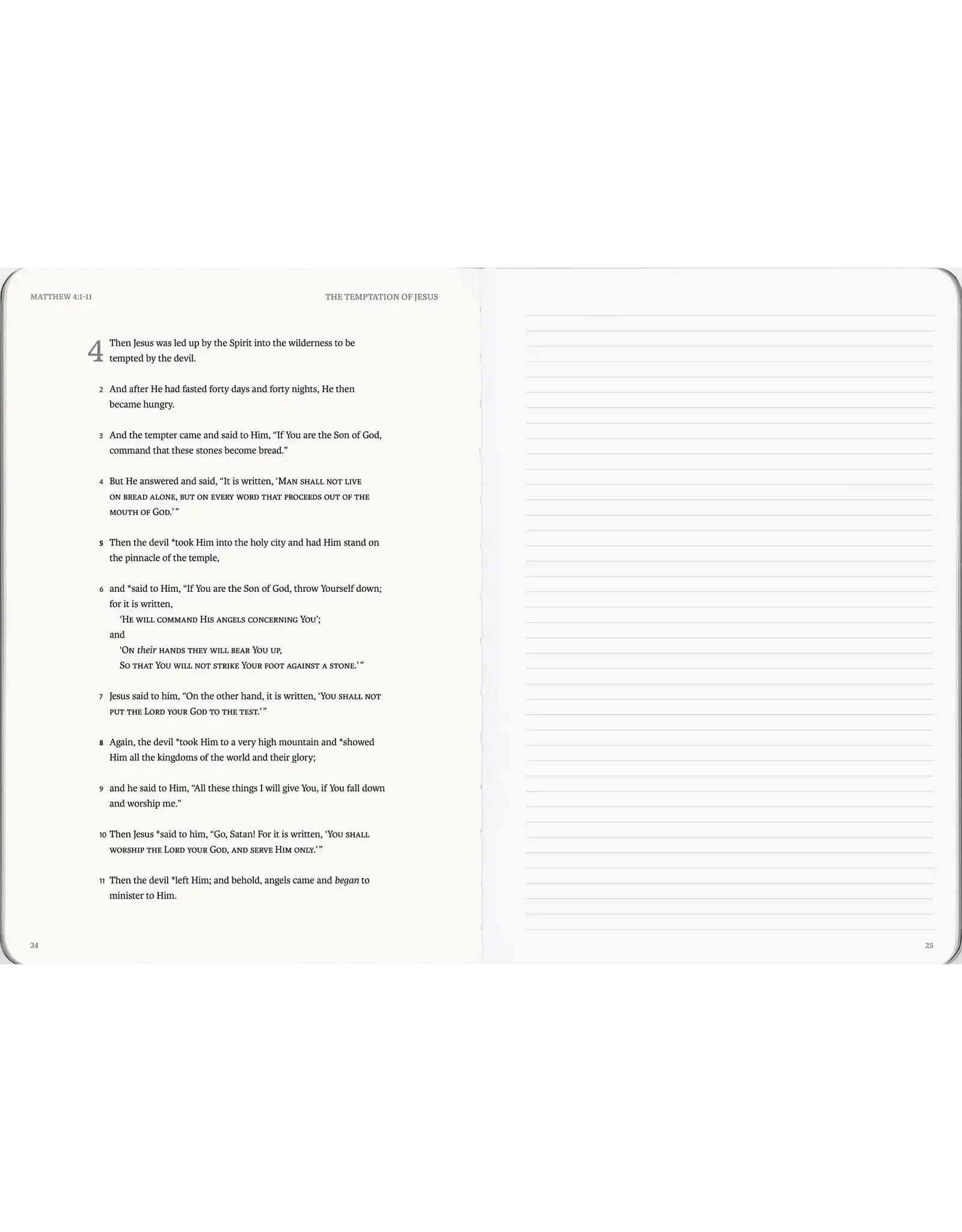 NASB Scripture Study Notebook: Luke