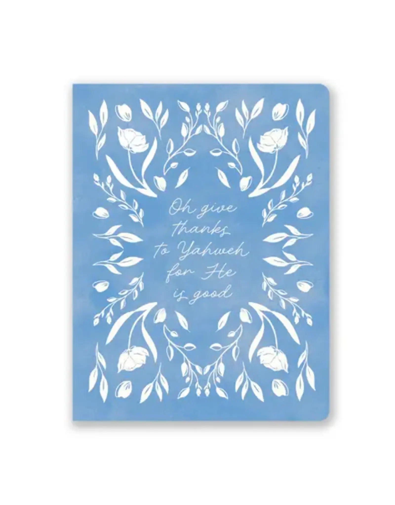 Flora Scriptura Blue Coptic Bound Journal