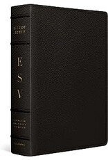 ESV Study Bible, Large Print, Buffalo Leather, Deep Brown