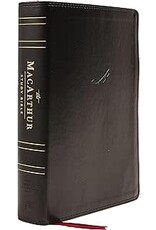 NASB MacArthur Study Bible Second Edition - Leathersoft Black