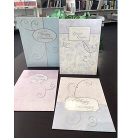 Anniversary Cards - Foiled with Scripture