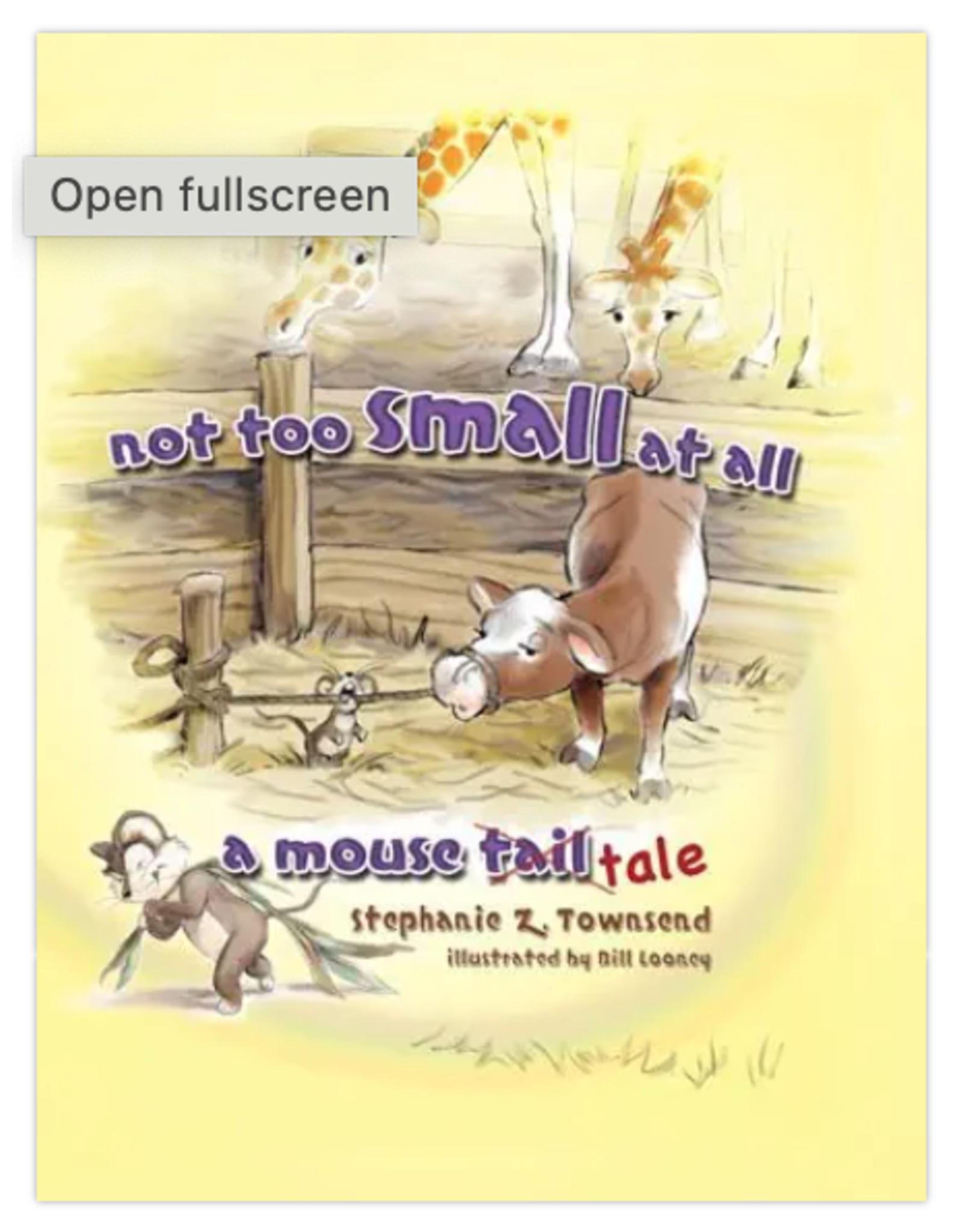 Masterbooks Not Too Small at All: A Mouse Tale