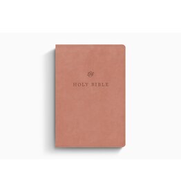 ESV Large Print Compact Bible - Blush Rose