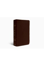 ESV Study Bible Cowhide Deep Brown