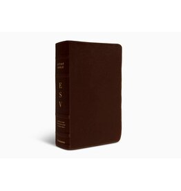 ESV Study Bible Cowhide Deep Brown