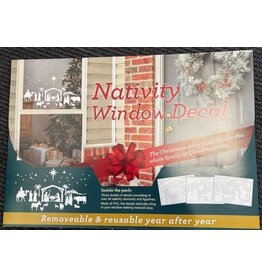 Nativity Window Decal