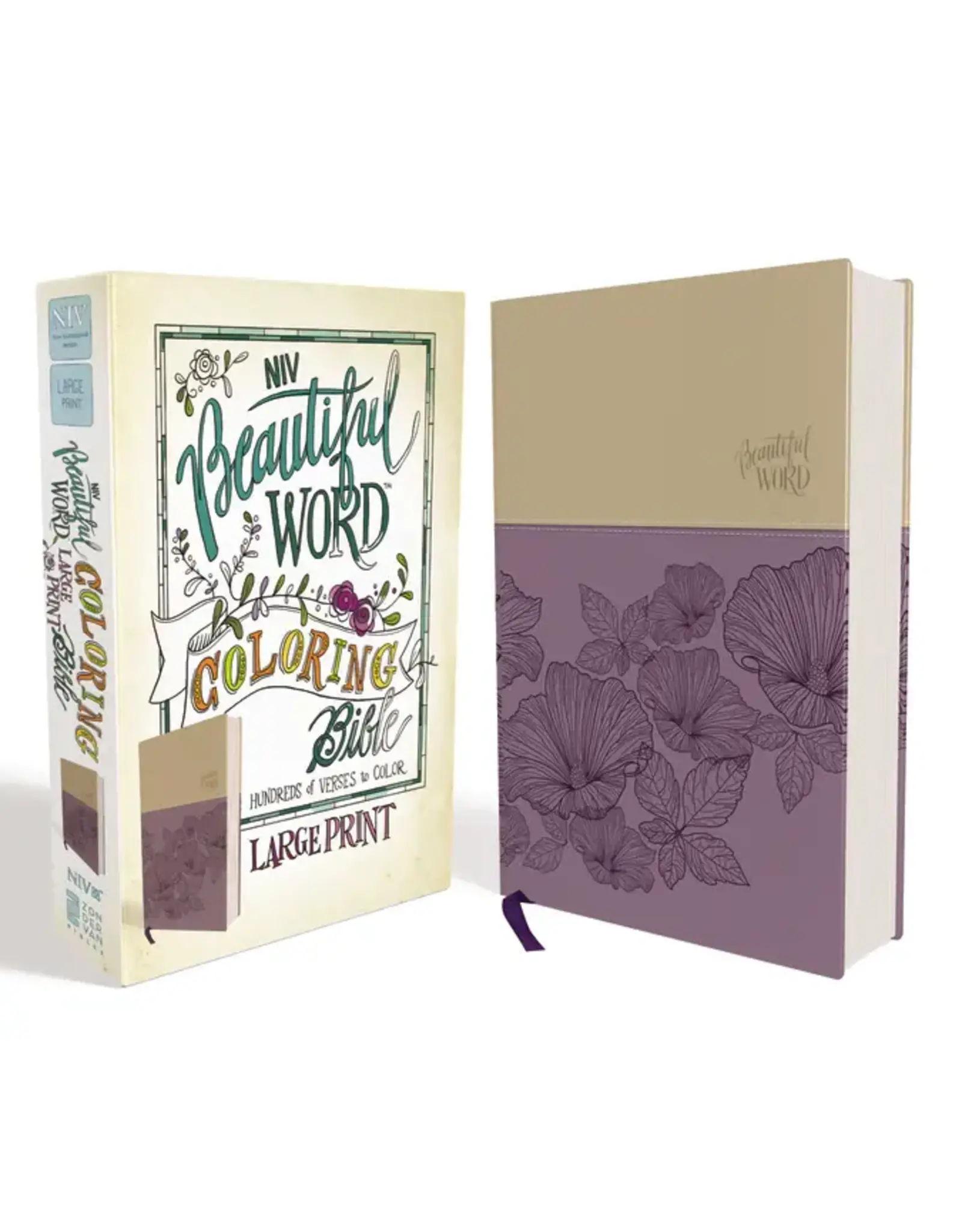 NIV, Beautiful Word Coloring Bible, Large Print: Hundreds of Verses to Color