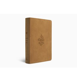 ESV Student Study Bible, TruTone®, Nubuck Caramel, Wildflower Design