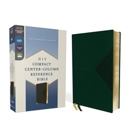NIV, Compact Center-Column Reference Bible, Red Letter, Comfort Print