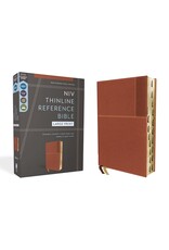NIV, Thinline Reference Bible, Large Print, Red Letter, Comfort Print, Thumb Index