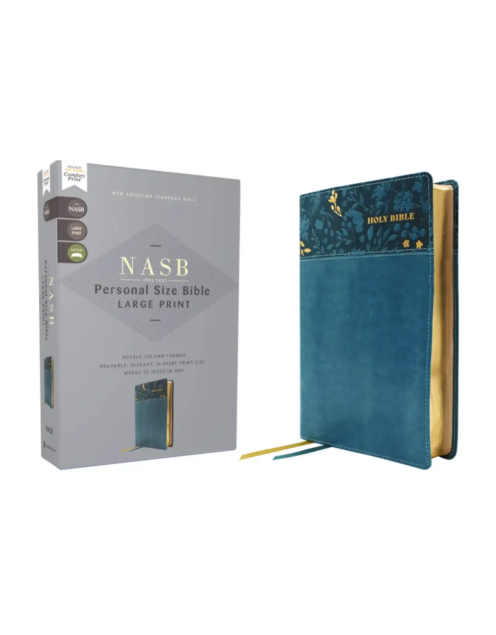 NASB, Personal Size Bible, Large Print, Leathersoft, 1995