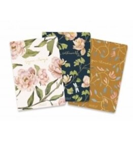 Ruth Chou Simons Gracelaced Lined Notebooks, Set of 3