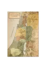 12 Tribes of Israel Map  - A3