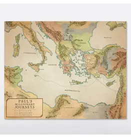 Paul's Missionary Journeys Map -A2