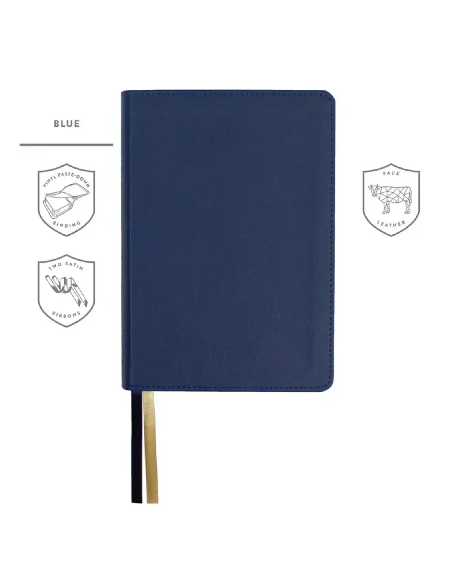 LSB Portable Paragraph Reference Bible - Blue Faux