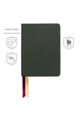 LSB Portable Paragraph Reference Bible - Forest Green Cowhide