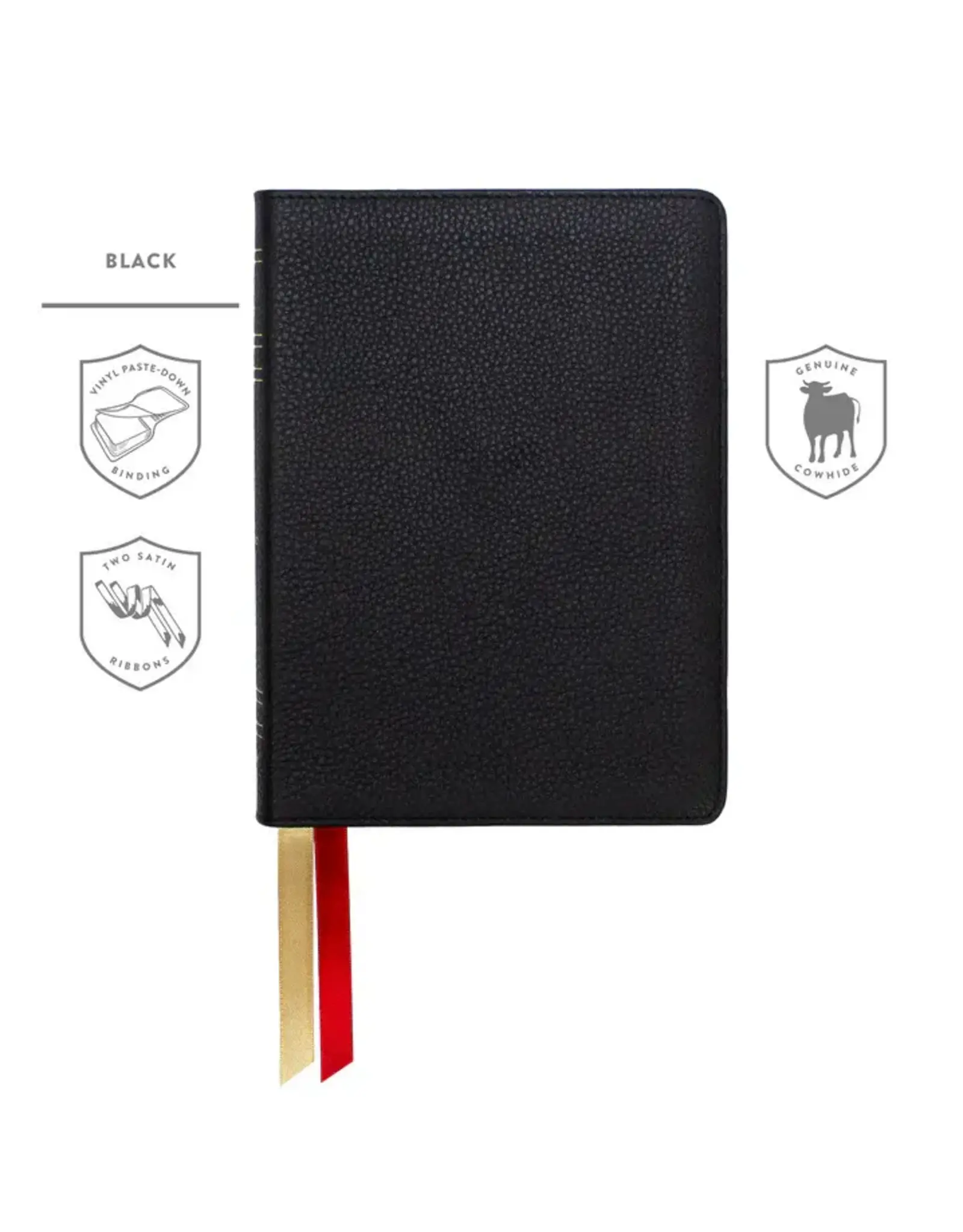 LSB Portable Paragraph Reference Bible - Black Cowhide