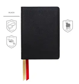 LSB Portable Paragraph Reference Bible - Black Cowhide