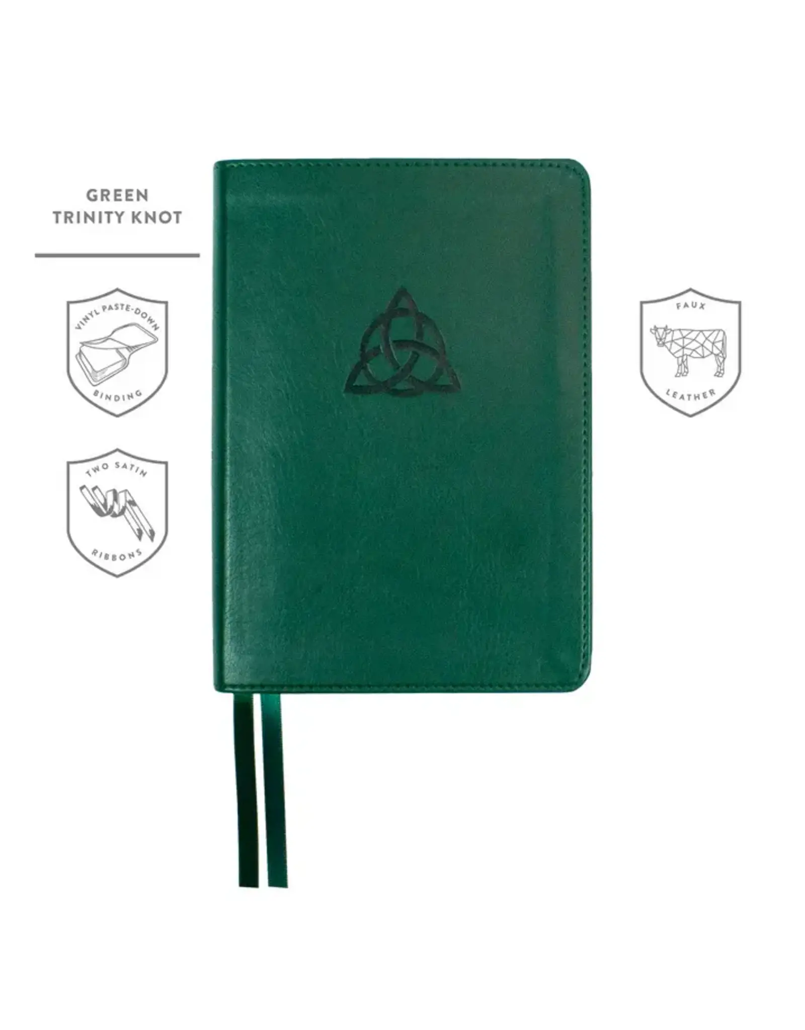 LSB Portable Paragraph Reference Bible - Green Faux Trinity