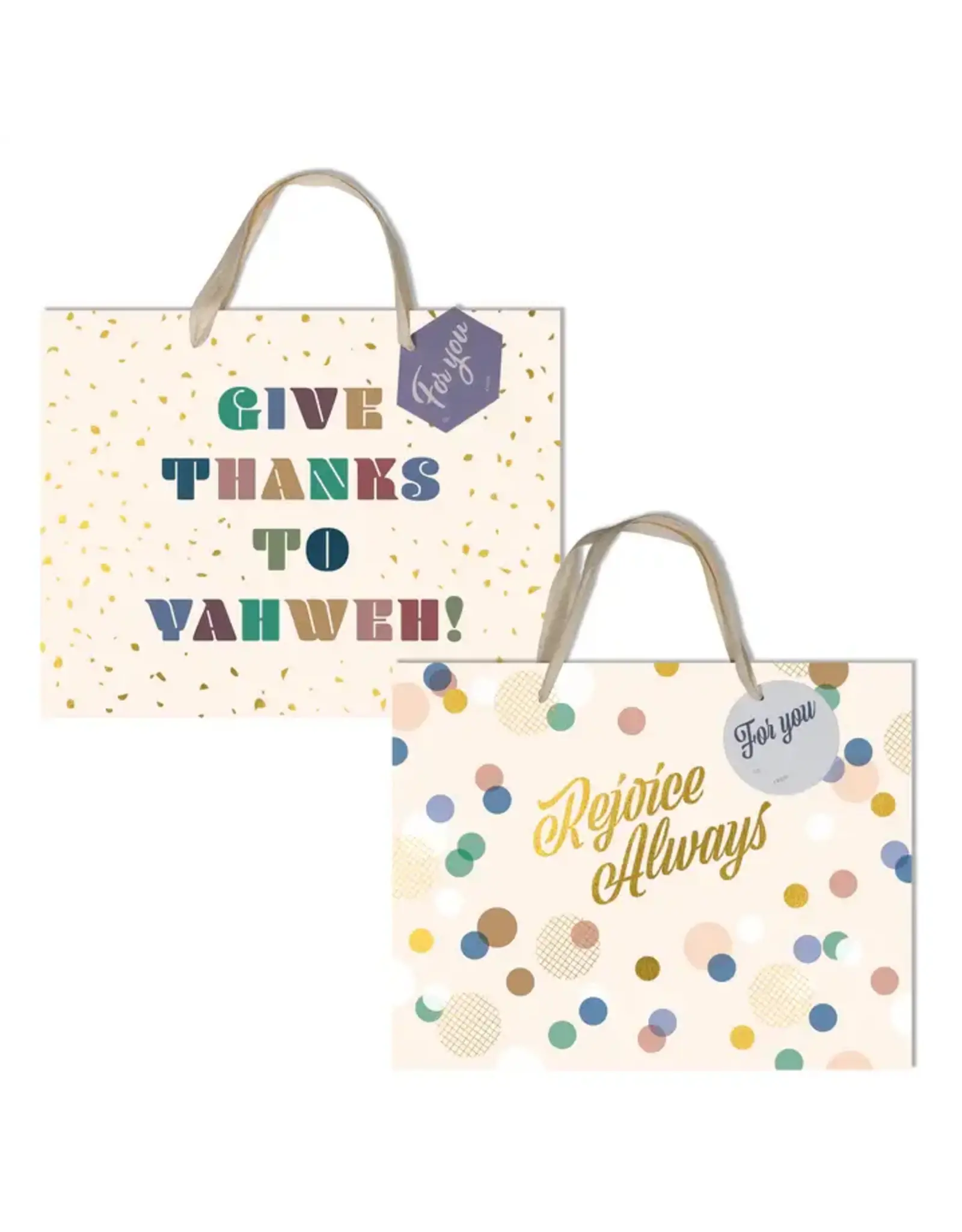 Rejoice in Yahweh Large Gift Bag 2 Pack