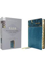 NASB, Thinline Bible, Large Print, Red Letter Edition, 1995 Text, Comfort Print, Leathersoft Blue, Thumb Index NASB, Thinline Bible, Large Print, Red Letter Edition, 1995 Text, Comfort Print, Leathersoft Blue, Thumb Index