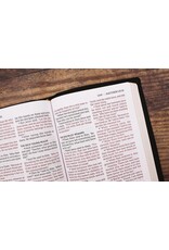 NASB 1995  Personal Size Bible,  Large Print, Genuine Leather, Black