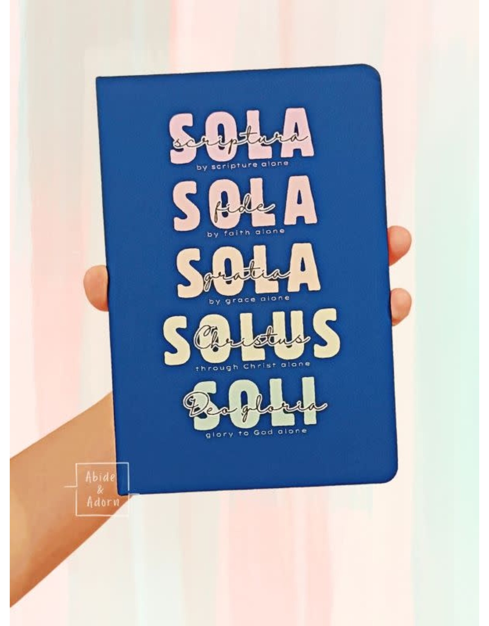 The Five Solas Journal Notebook