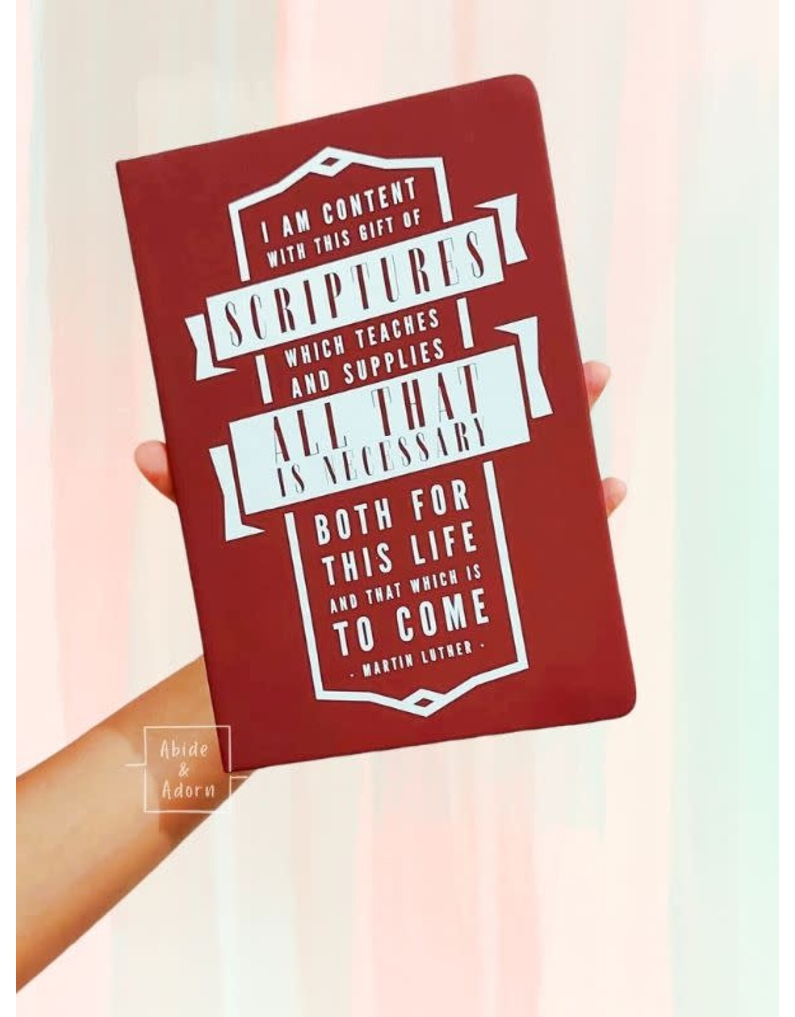 Martin Luther Quote Journal - Burgundy