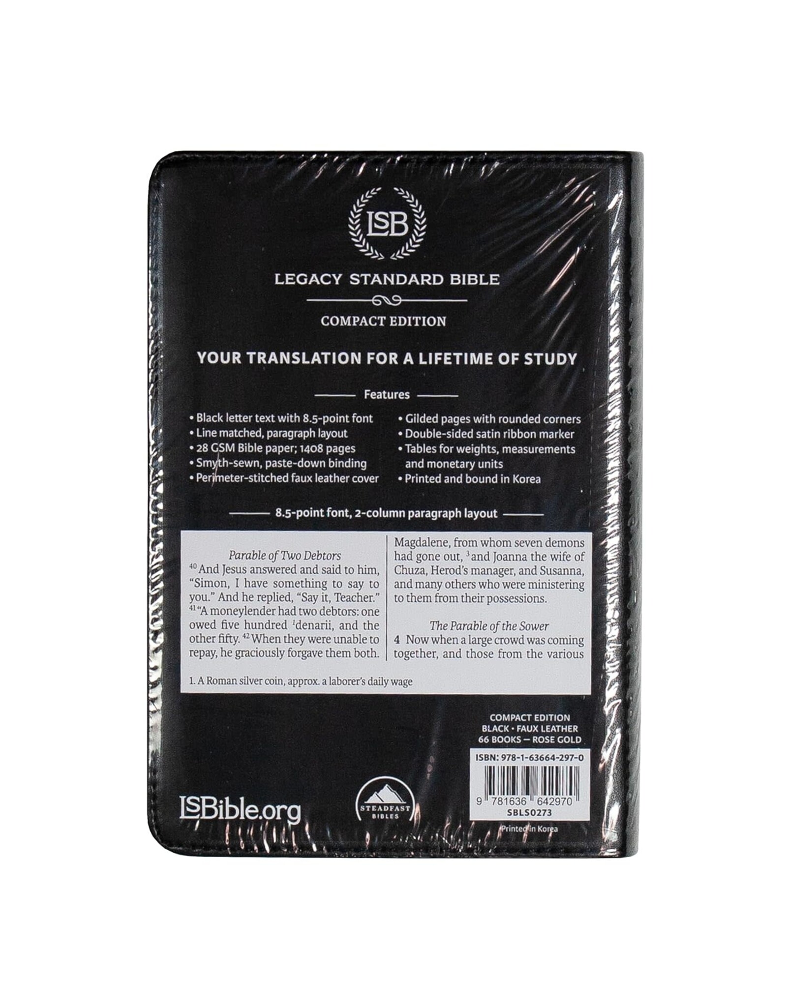 LSB Compact Edition Black 66 Books