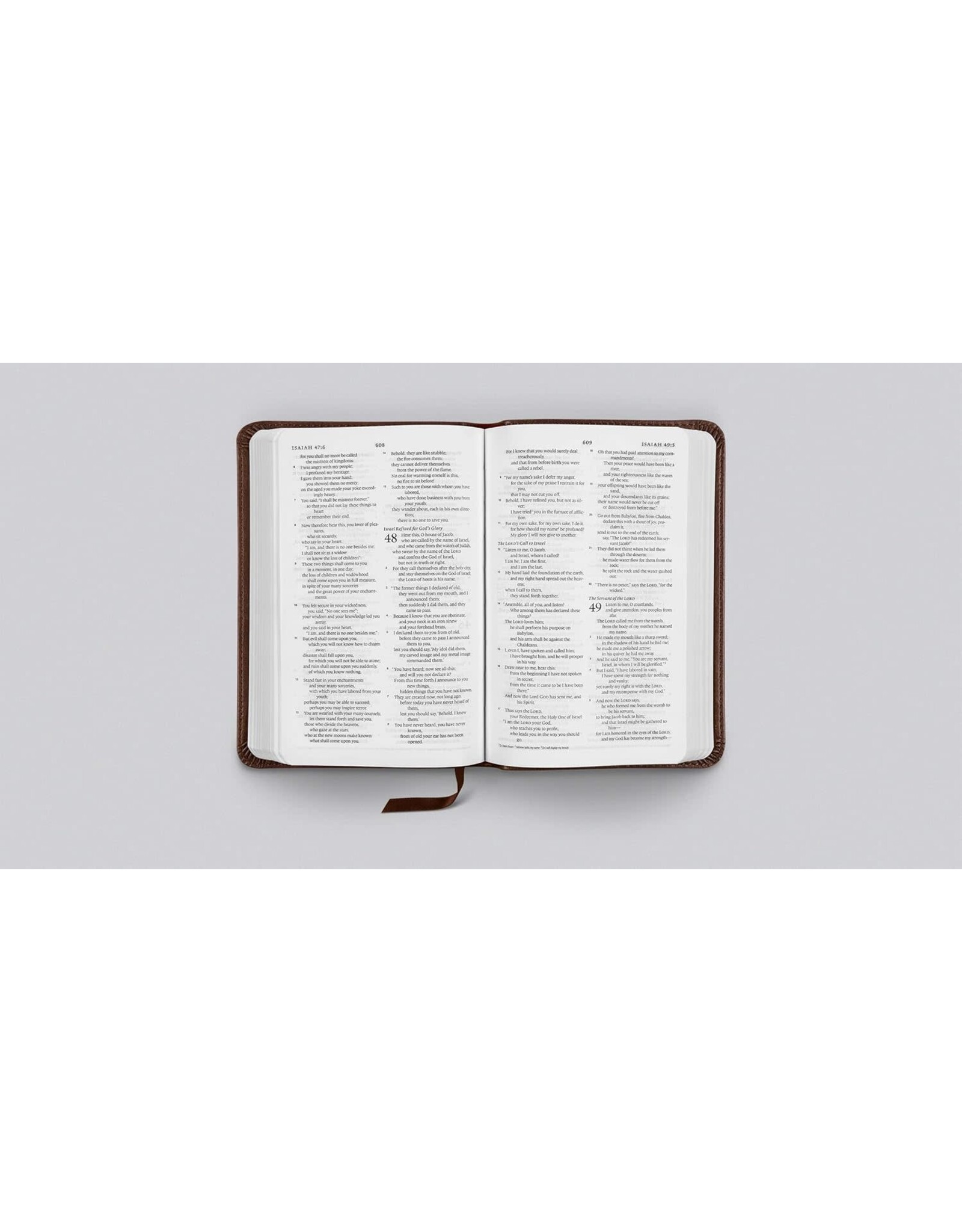 Crossway ESV Compact Bible, Trutone Brown