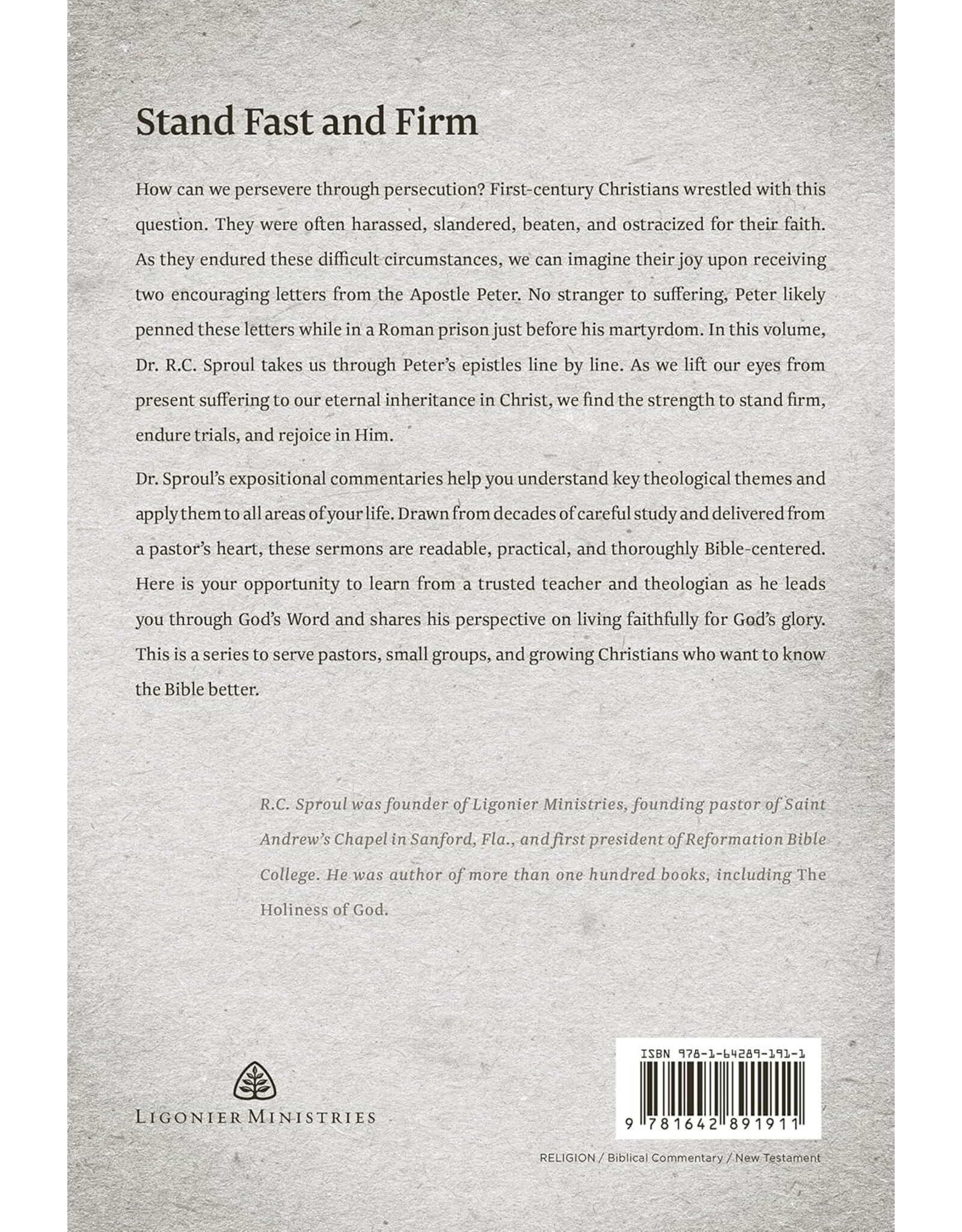 R C Sproul 1&2 Peter: An Expositional Commentary