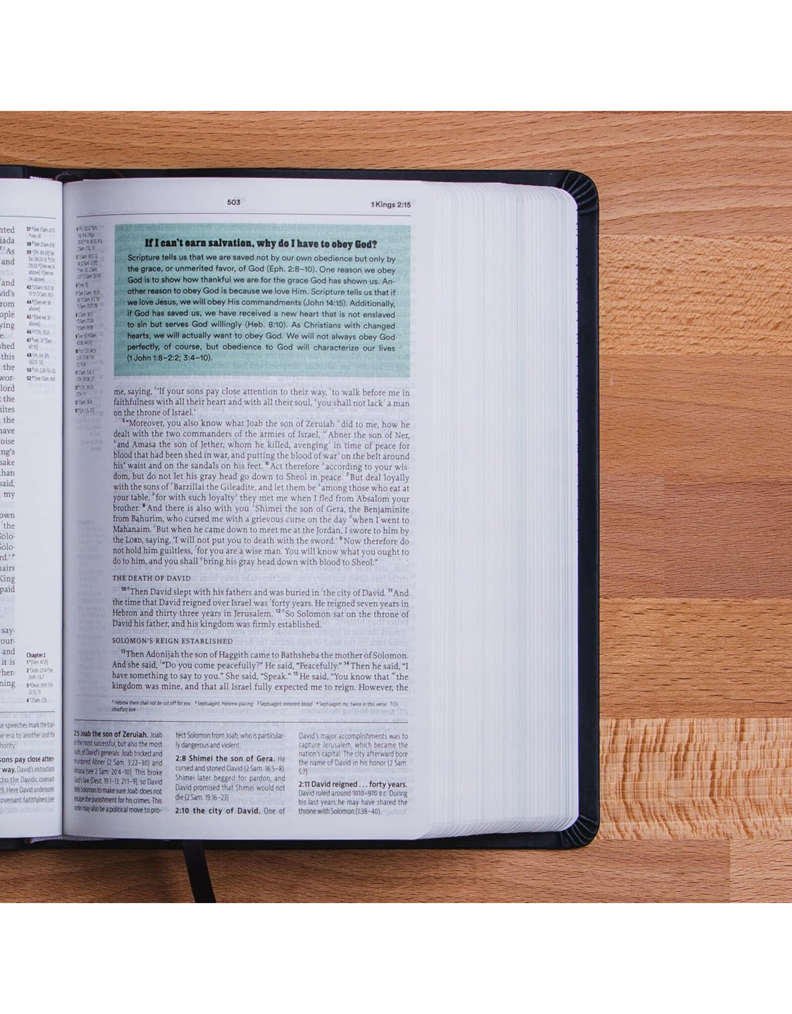 ESV Reformation Study Bible, Student Edition, Navy LL
