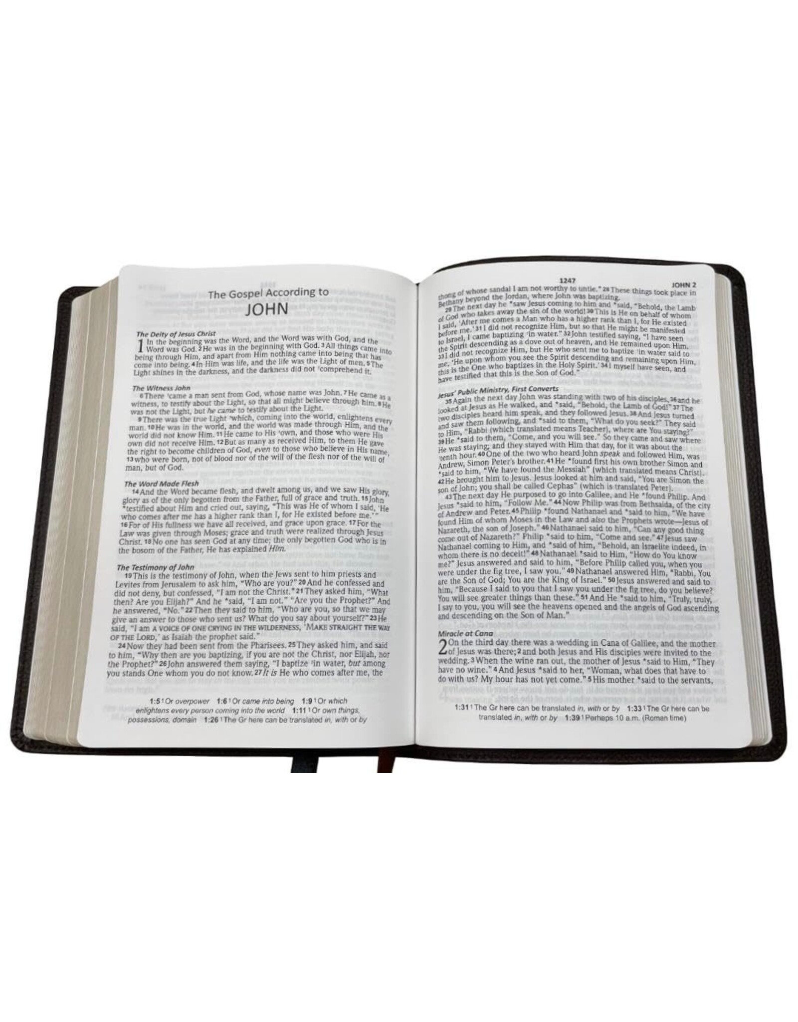 NASB Large Print Compact Bible, 1995 Text