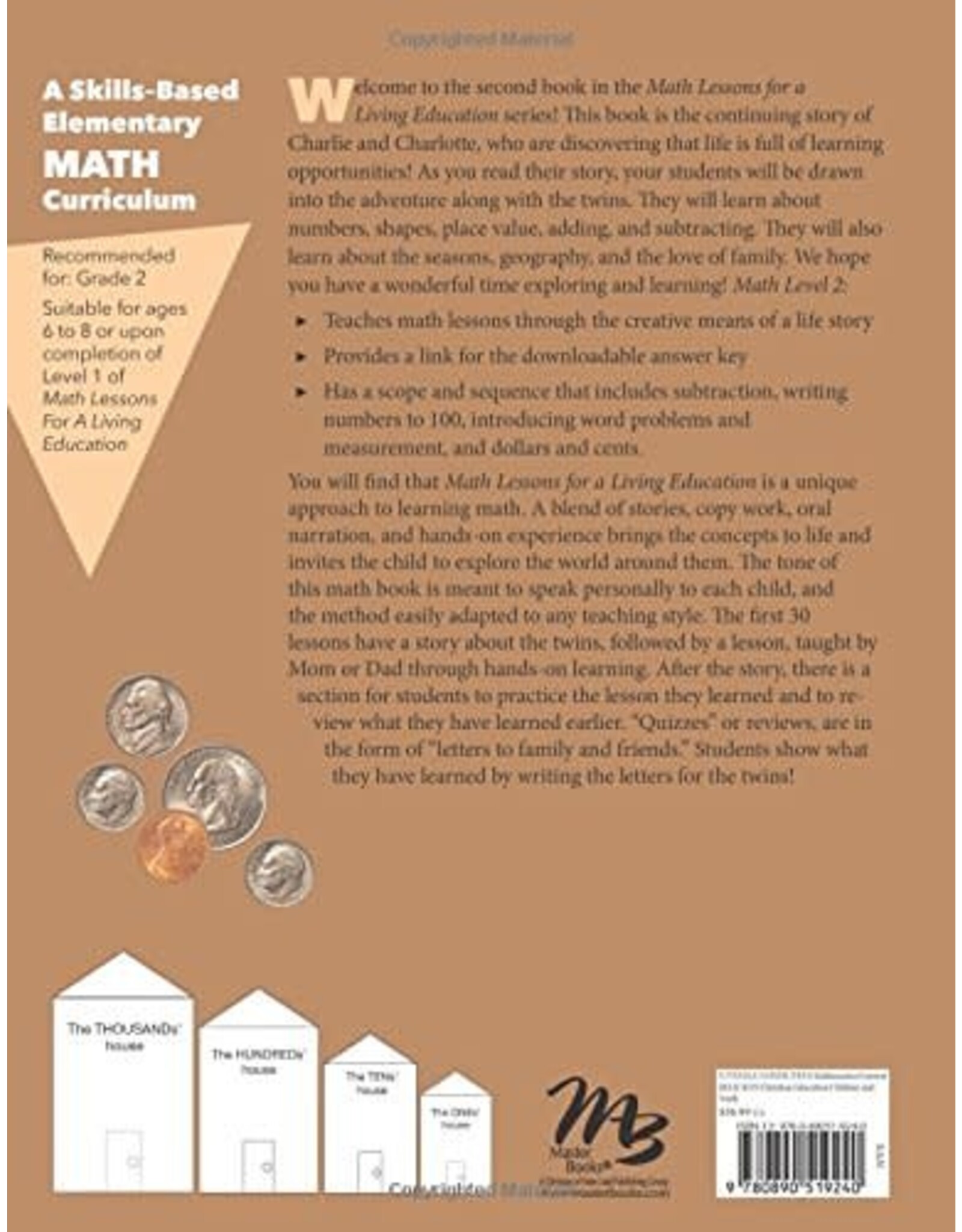 Masterbooks Math Lessons for a Living Education: Level 2