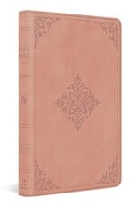 ESV Large Print Value Thinline Bible - TT Blush Rose